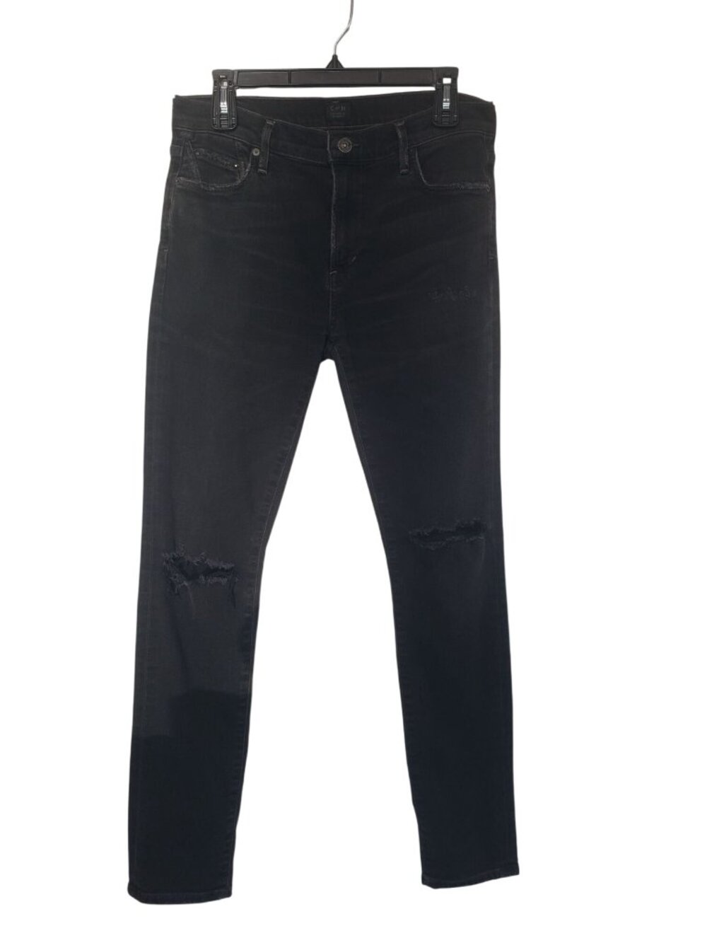 Citizens of Humanity Rocket High Rise Skinny Black Jeans Womens 28